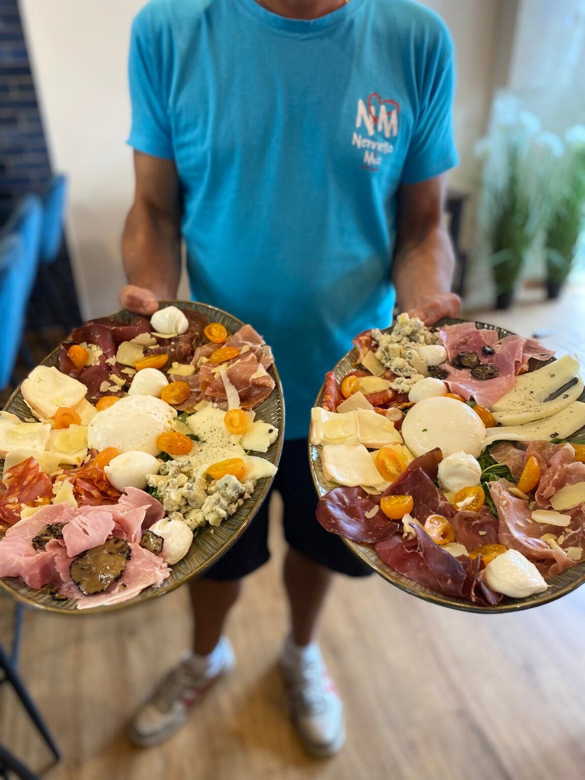 Planche Mamma Mia, charcuteries et fromages italiens