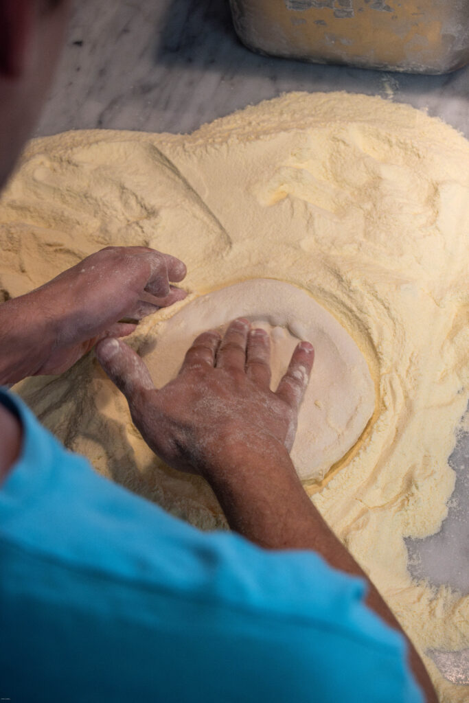 Farine type 00 utilisée pour la pâte