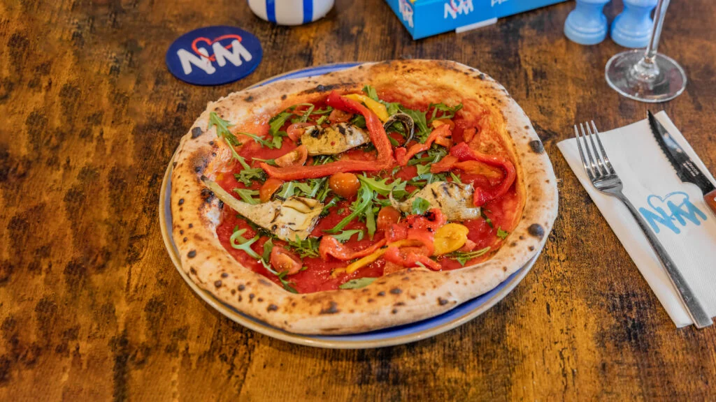 Pizza VEGGIETARIAN (crazy pizza) — Nennella Mia, pizzeria napolitaine au Bouscat