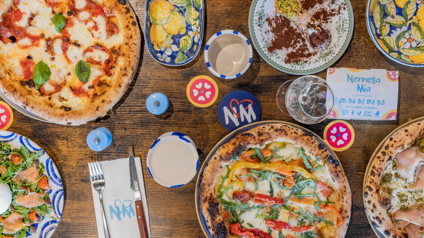 Intérieur de la pizzeria Nennella Mia, meilleure pizzeria Bordeaux